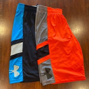 Under Armour youth boys basketball shorts